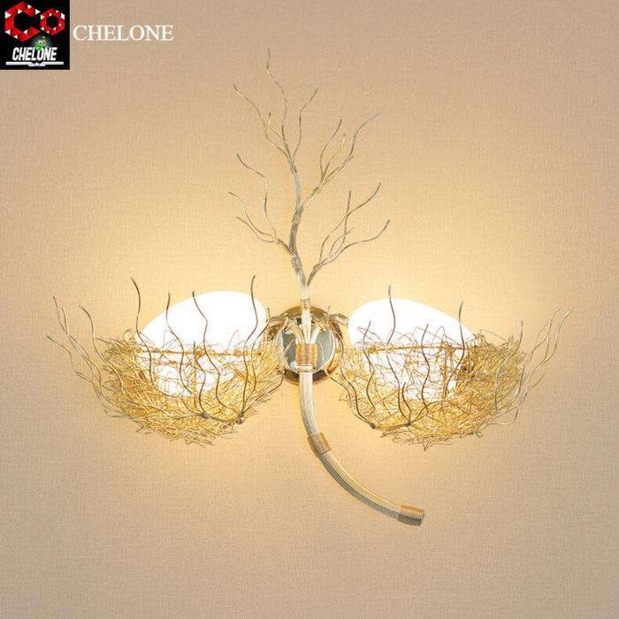 Gambar Lampu Dinding LED Sarang Burung Kreativitas Nordic Pencahayaan Rumah - B, Warm light dari ChelOne undefined Tokopedia