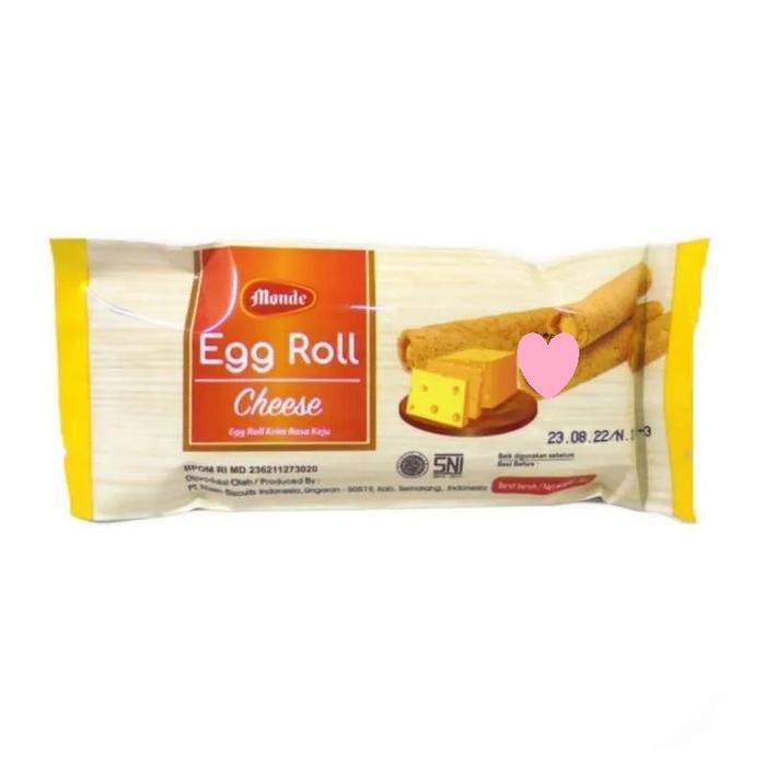 Gambar MONDE EGG ROLL 35gr COKLAT STRAWBERRY CHEESE CEMILAN CHOCOLATE SNACK - CHEESE dari Jojo Shop Official undefined Tokopedia
