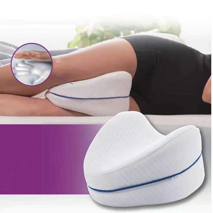 Gambar Bantal Kaki Tidur Terapi Pinggang Memory Foam Leg Sleeping Pillow dari okebuystoreid undefined Tokopedia