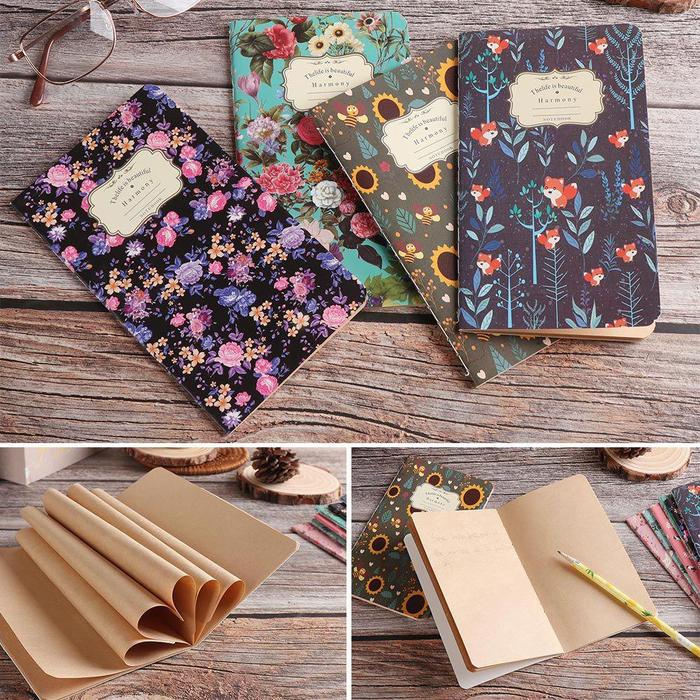 Gambar PINE1PC Office Supplies Kraft Paper Notebook Stationery Color Notebook dari BERKAH JAYA 577 undefined Tokopedia