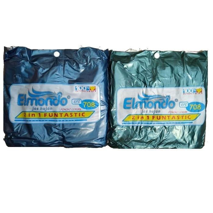 Gambar Jas Hujan Ponco PASANGAN COUPLE Waterproof Anti Air ELMONDO 708 - Hijau dari Motocraft IDN Kab. Tangerang Tokopedia