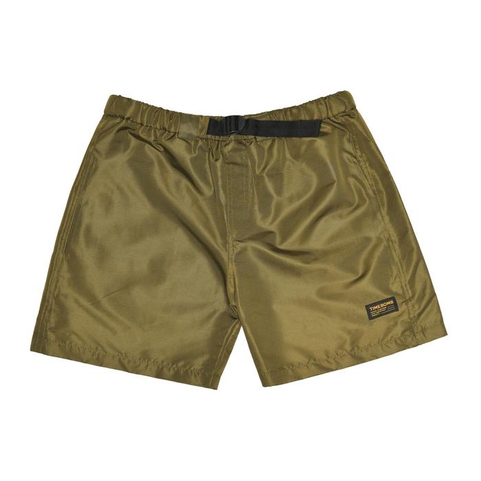 CELANA PENDEK BOARDSHORT SHORT PANTS TASLAN OLIVE STR BLACK M  (28-30)