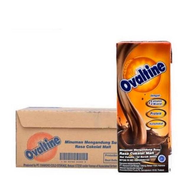 Gambar AK969 Ovaltine UHT 200ml x24 CHOCO MALT OVOMALTINEVIRAL 200 ml SUSU dari ksatriadurgha undefined Tokopedia