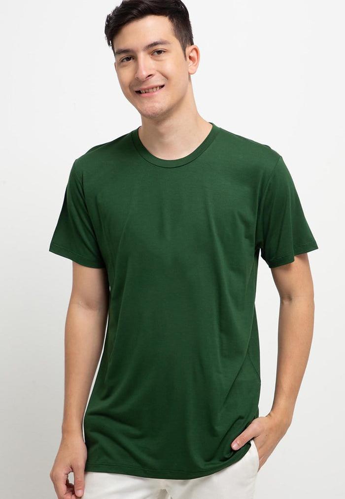 Gambar Third Day MTL75 kaos t shirt pria instacool thirdday polos ebony green - M dari THIRD DAY Kota Bandung Tokopedia