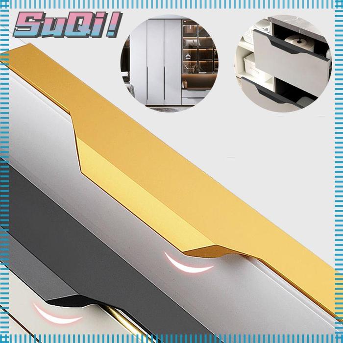 Gambar SUQI Luxury Hidden Door Handle Home Hardware Drawer Pulls Door Knob dari indohard undefined Tokopedia
