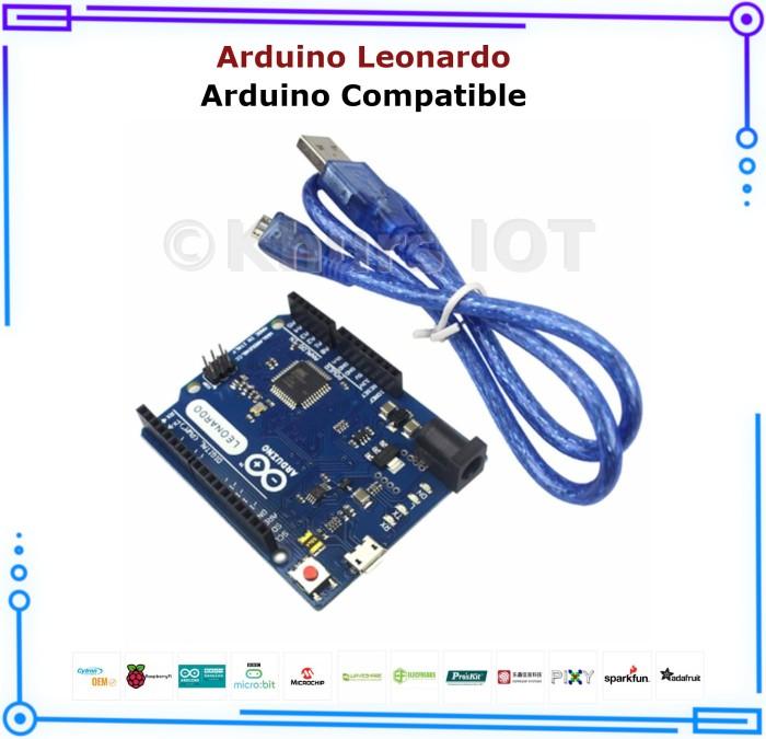 Gambar Arduino Leonardo Atmega 32U4 / ATmega32u4 / Plus Kabel - Plus Kabel dari KHURS IOT undefined Tokopedia