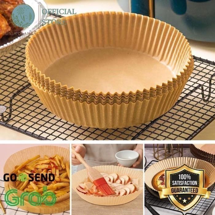 Gambar PAPEROAST Alas Air Fryer Disposable Paper Liner Waterproof DO - 25 pcs dari DUNIAOLAHRAGA223A undefined Tokopedia