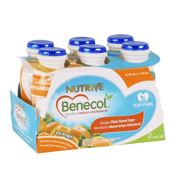 Gambar NUTRIVE BENECOL ORANGE 6 PCS X 100 ML - YOGURT dari Hyfresh Meikarta undefined Tokopedia