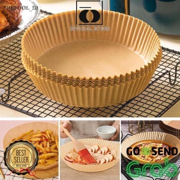 Gambar PAPEROAST Alas Air Fryer Disposable Paper Liner Waterproof TF - 25 pcs dari THEFOOL ID undefined Tokopedia