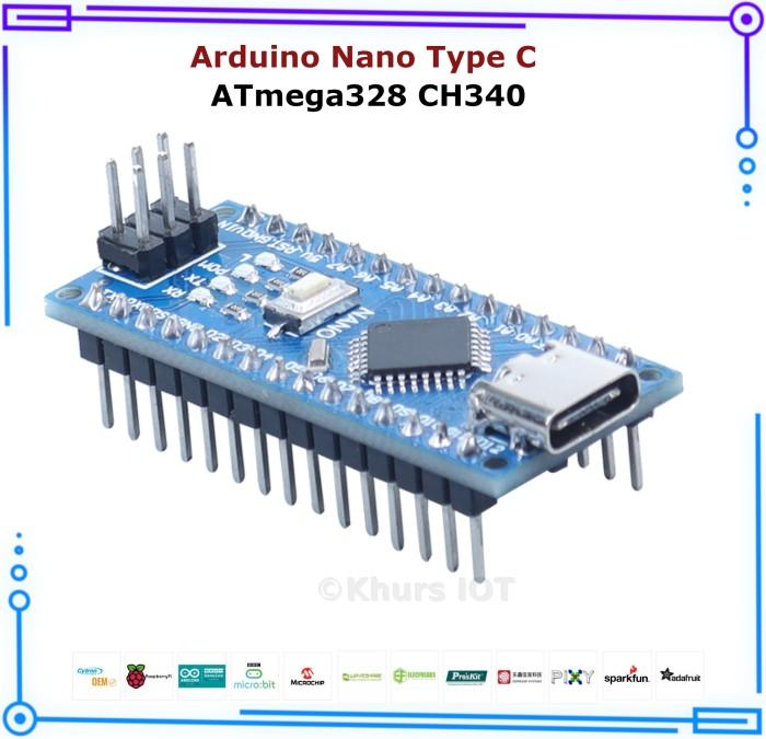Gambar Arduino Nano V3 Type C ATmel ATmega328P CH340 - Tanpa Cable dari KHURS IOT undefined Tokopedia