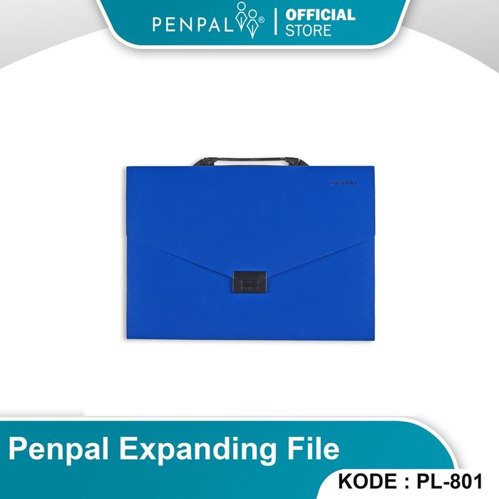 Gambar Penpal Expanding File PL-801 - Biru dari Penpal Stationery undefined Tokopedia
