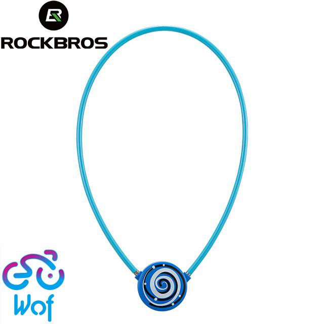 Gambar ROCKBROS WL158 Helm Bike Lock Chain Wire Kunci Gembok Sepeda Portable - Biru dari Wof Wheel of Fortune Official undefined Tokopedia