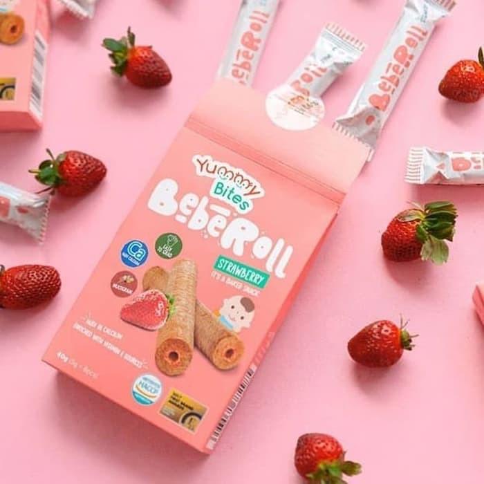 Gambar (0_0) Yummy Bites Beberoll Biskuit / Snack Bayi Rasa Stroberi 40gr dari Bikamasatara10 undefined Tokopedia