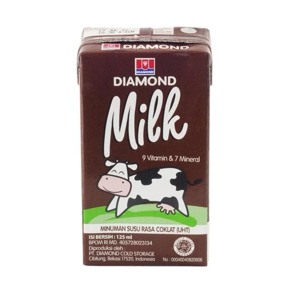 Gambar DIAMOND MILK UHT CHOCOLATE 125 ML - SUSU dari Hyfresh Rempoa undefined Tokopedia