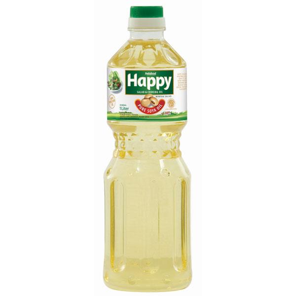 Gambar HAPPY SALAD COOKING OIL BOTOL 1 LITER - MINYAK GORENG dari Hyfresh Rempoa undefined Tokopedia