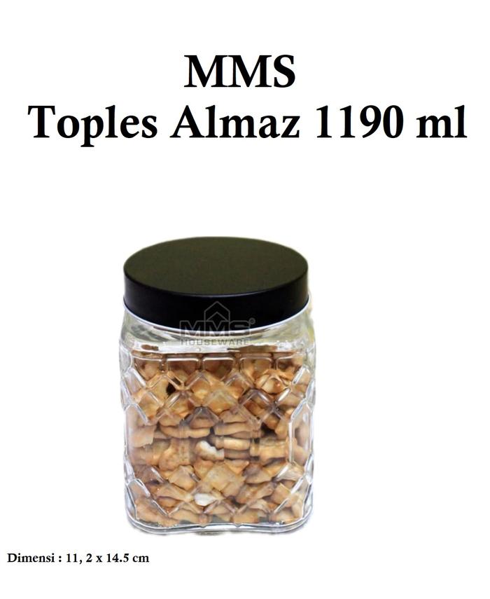 Gambar MMS Toples Kaca Almaz / Tempat Kue / Stoples - 1190 ml dari Dapur Oke undefined Tokopedia