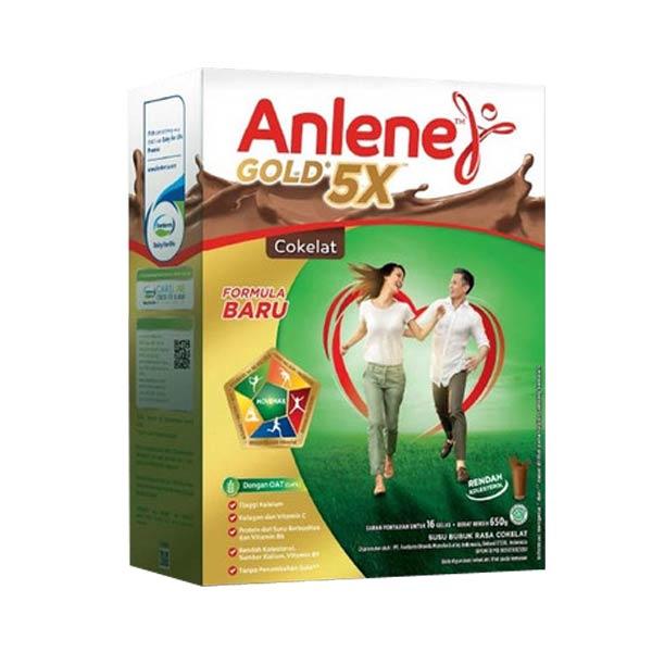 Gambar ANLENE GOLD 5X COKELAT 640 GR dari Hypermart Cimanggis Dua undefined Tokopedia