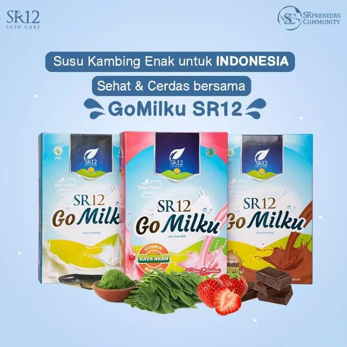 Gambar RYN131- Susu kambing etawa go Milku SR12 600gr rasa strawberry coklat dari Ryanst undefined Tokopedia