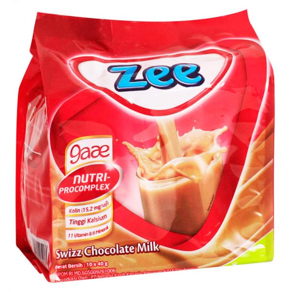 Gambar Zee Milk Bag Swizz Chocolate 10 X 40G dari Hypermart Pakuwon undefined Tokopedia