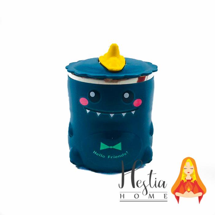 Gambar Mug Dinosaurus 3D Gelas Cangkir Tahan Panas Kopi Teh Stainless Steel - Biru dari HESTIA HOME OFFICIAL undefined Tokopedia