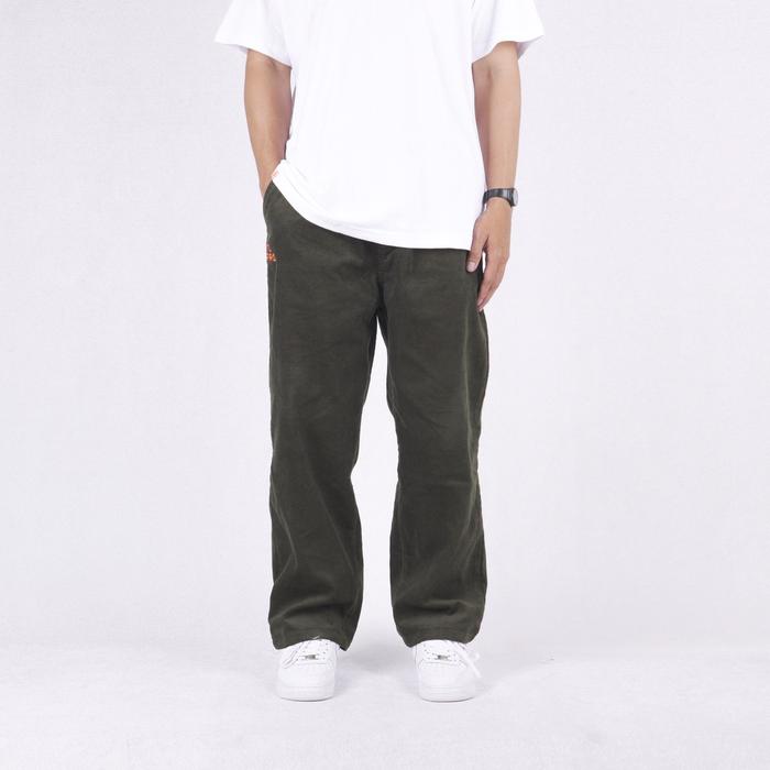 Gambar Superego Baggy Pants Corduroy Olive By NeverToLavish BPRK01A - S, OLIVE dari Superego co undefined Tokopedia