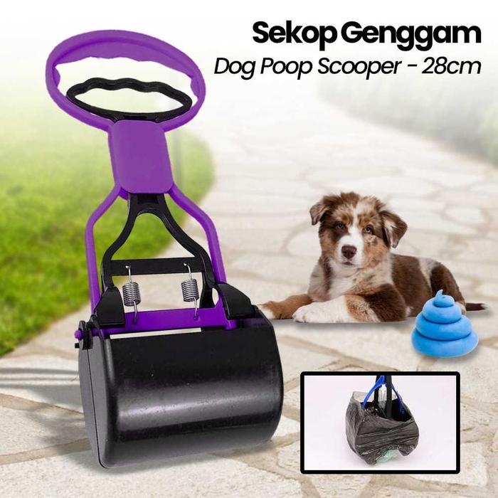 Gambar Sekop Capit Kotoran Anjing Kucing Dog Cat Pet Poop Waste Scooper 28cm - Ungu dari ELDI ID undefined Tokopedia