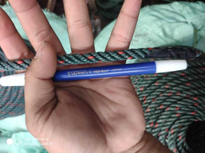 Gambar Tali Tambang Plastik Besar Sedang Kecil Murah Tali Jaring Terpal Kuat - 8 mm dari uni88shop undefined Tokopedia