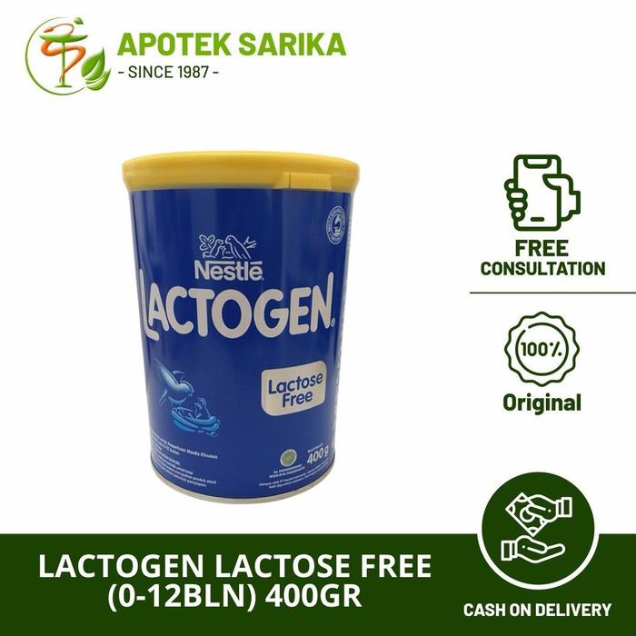 Gambar Lactogen lactose free 400gr susu diare non laktosa bayi 0-12 bulan dari Lucy toko. undefined Tokopedia