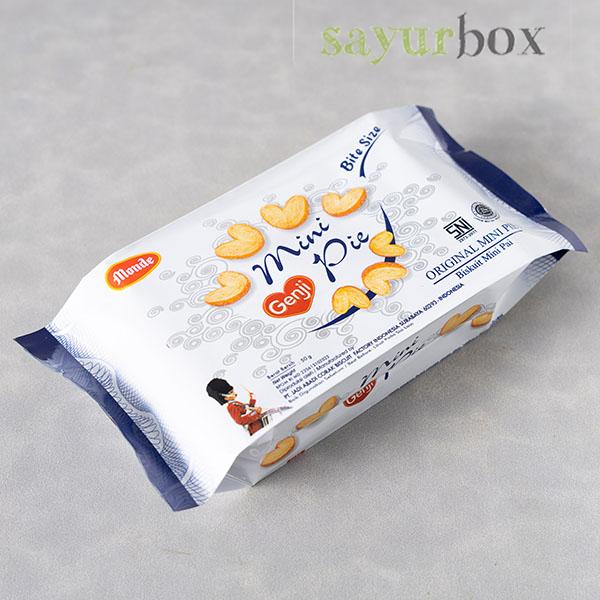 Gambar Monde Biskuit Genji Pie Mini 50 gram Sayurbox dari Sayurbox undefined Tokopedia
