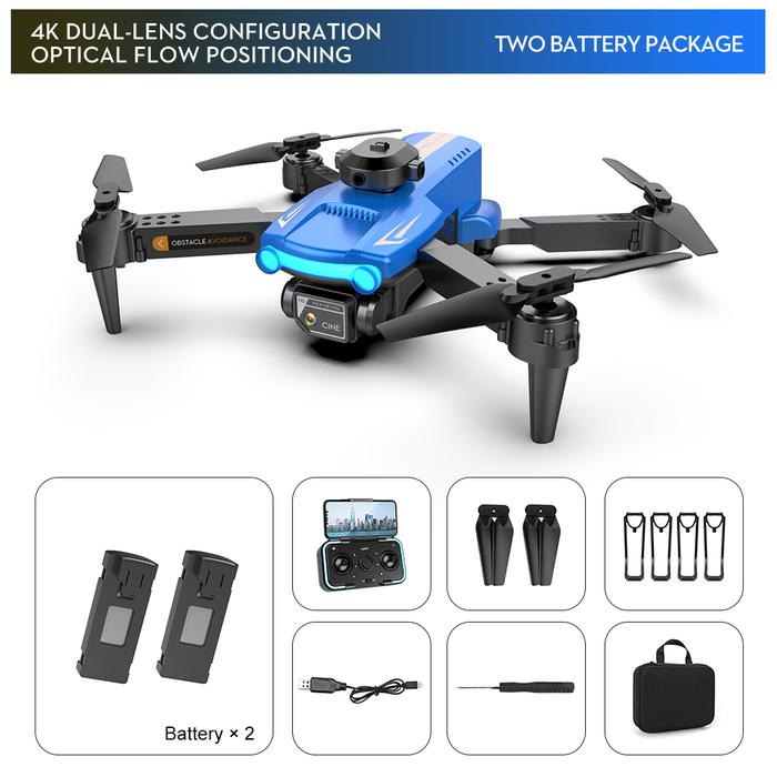 Gambar Drone XT2 4pixels Camera + Dual Camera Multi Angle View - Biru dari mini shop 2019 undefined Tokopedia