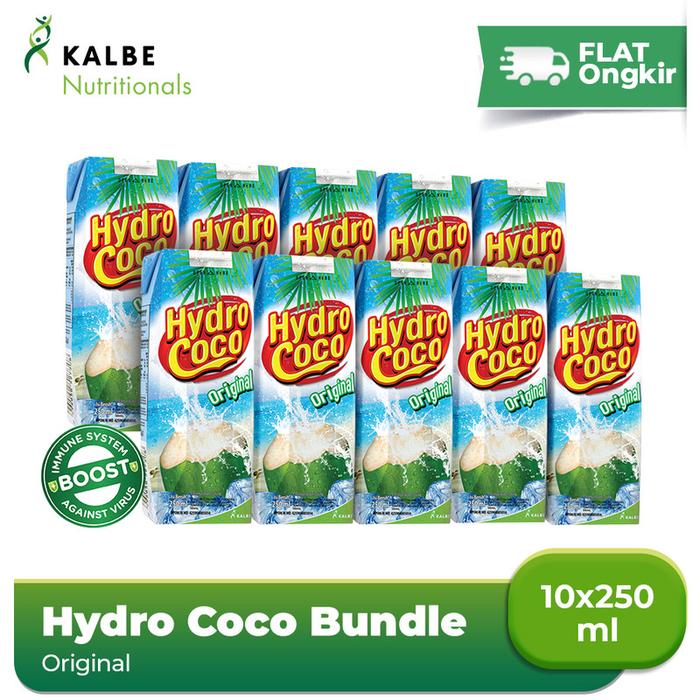 Gambar Hydro Coco 250ml (10 Pack) dari Kalbe Nutritionals Shop undefined Tokopedia