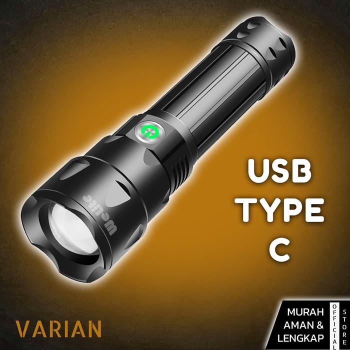 Gambar Senter Laser Fokus LED Type C Super Terang Set Lengkap - Hitam dari PT Morgan Express undefined Tokopedia