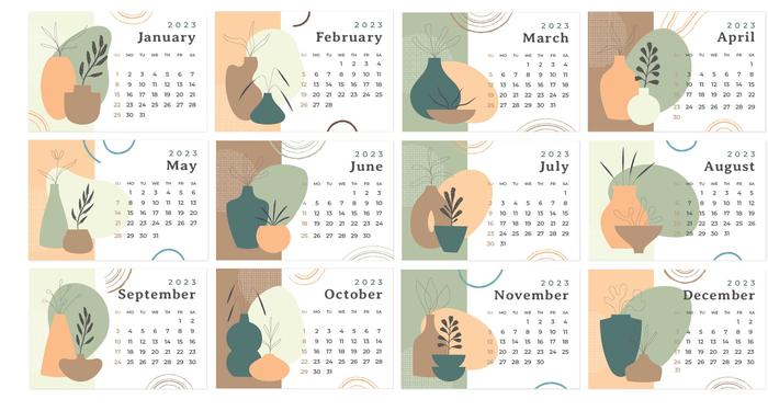 Gambar Kalender Meja Aesthetic 2023 kalender kayu custom - Landscape1 dari Mawood undefined Tokopedia