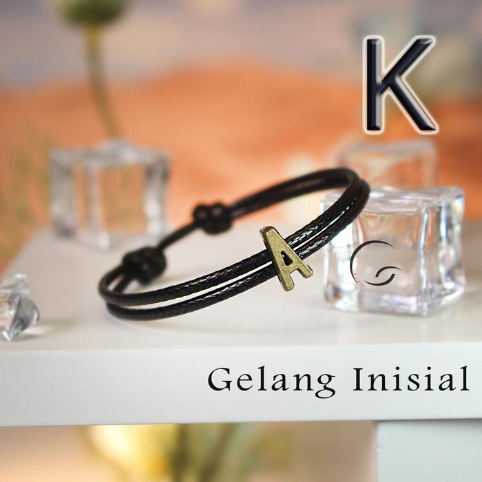 Gambar Gelang Inisial Huruf A sampai Z GOF1 Bisa Request Nama Pasangan - K dari DHOMPU_NEW undefined Tokopedia