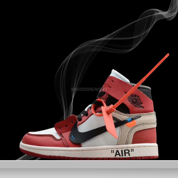 Jual Jordan Retro High 'Off-White Chicago' AA3834-101