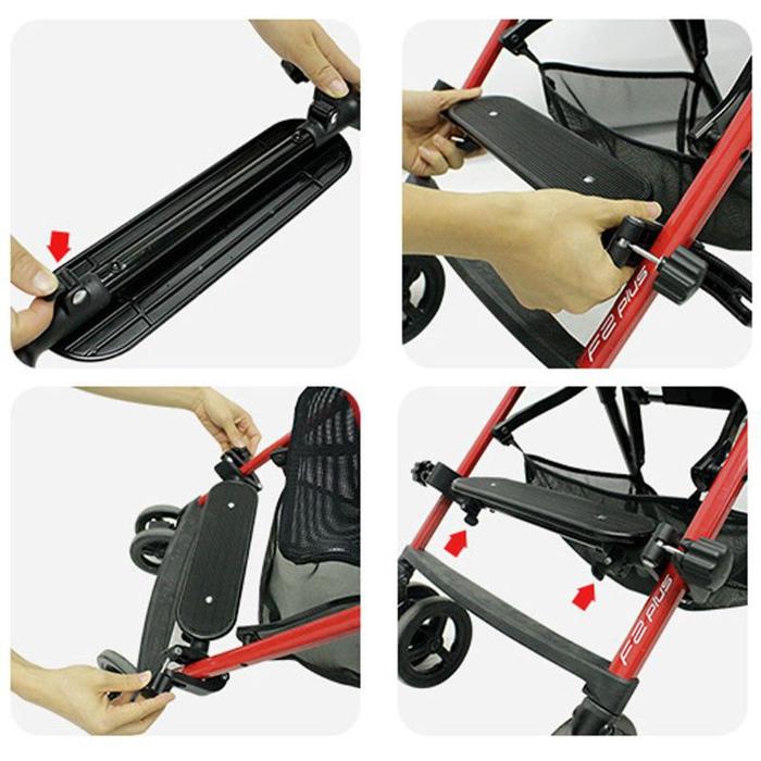 Gambar HU671 INN Adjustable Stroller Footboard Pedal Foot RestFootrest Stroll dari Steven cel undefined Tokopedia