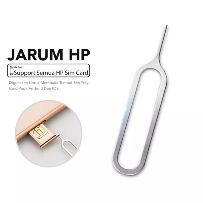 Gambar Jarum Tusuk Kartu SIM Card Ejector HP Pembuka Sim Tray HP SmartPhone dari LP Comp undefined Tokopedia