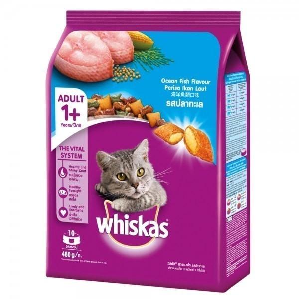 Promo Whiskas Adult Ocean Fish 480gr Makanan Kucing Kota Depok