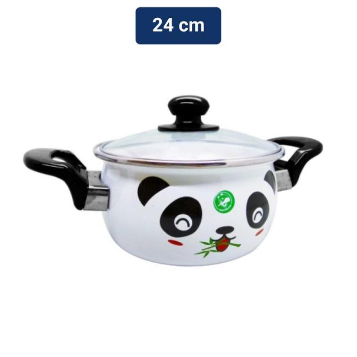 Gambar Maspion Panci Enamel Hello Panda (24 cm) dari Anjioy undefined Tokopedia