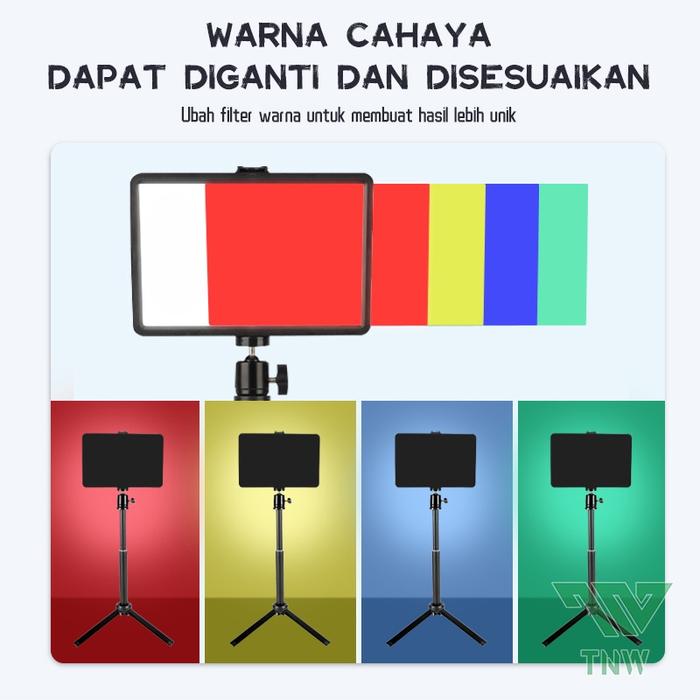 Jual Tnw Lampu Foto Lampu Led Video Light Tripod Ring Light Live