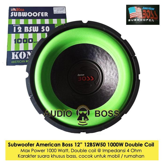1000 Watt Subwoofer American Boss 12 Inch Jual Speaker Subwoofer
