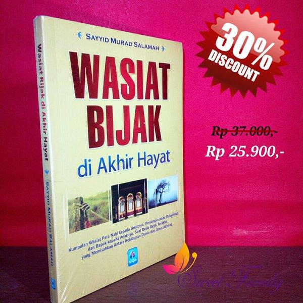 Gambar Promo Buku Wasiat Bijak Di Akhir Hayat Diskon dari safira putri1252 undefined Tokopedia