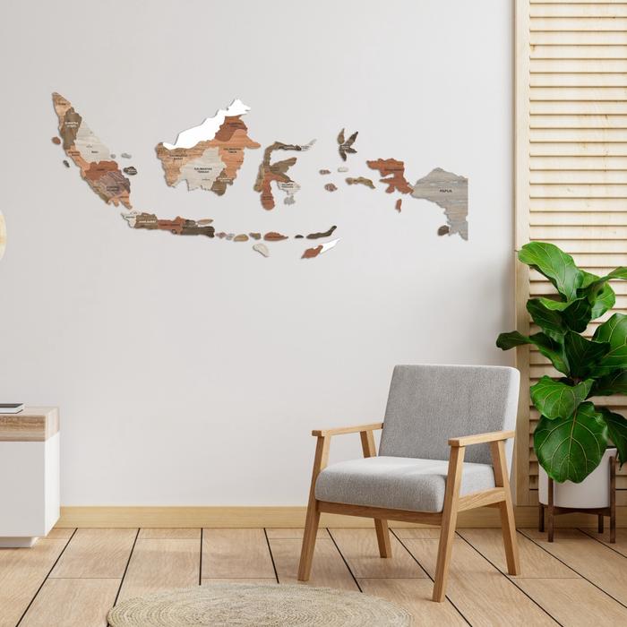 Gambar Hiasan Dinding Peta Indonesia Aesthetic Wood Shabby Monocrom Size 1,5m - WOOD KAYU dari Prima Shabby Craft undefined Tokopedia
