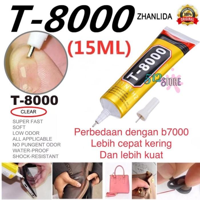 Gambar Lem LCD T8000 100% ORIGINAL - Lem Bening - Lem Hp - Lem Touchscreen dari diancell01 undefined Tokopedia