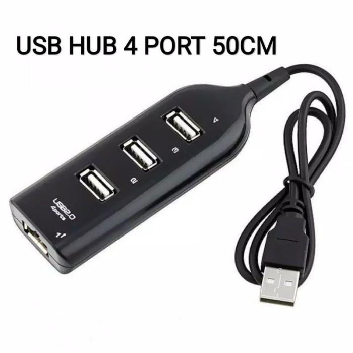 Gambar USB HUB 4 Port PEMBAGI Terminal USB 4 in 1 50 cm 4 output usb 2.0 - Random dari Multiplus shop undefined Tokopedia