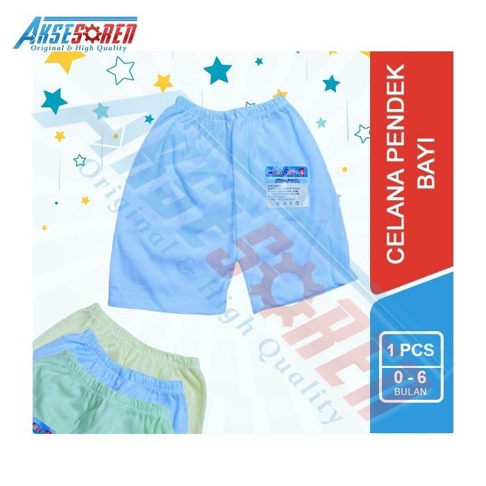 Gambar Celana Pendek Bayi [0-6 Bulan] Pakaian Bawahan Anak 1 2 3 4 5 6 Bulan - Biru dari Aksesoren undefined Tokopedia