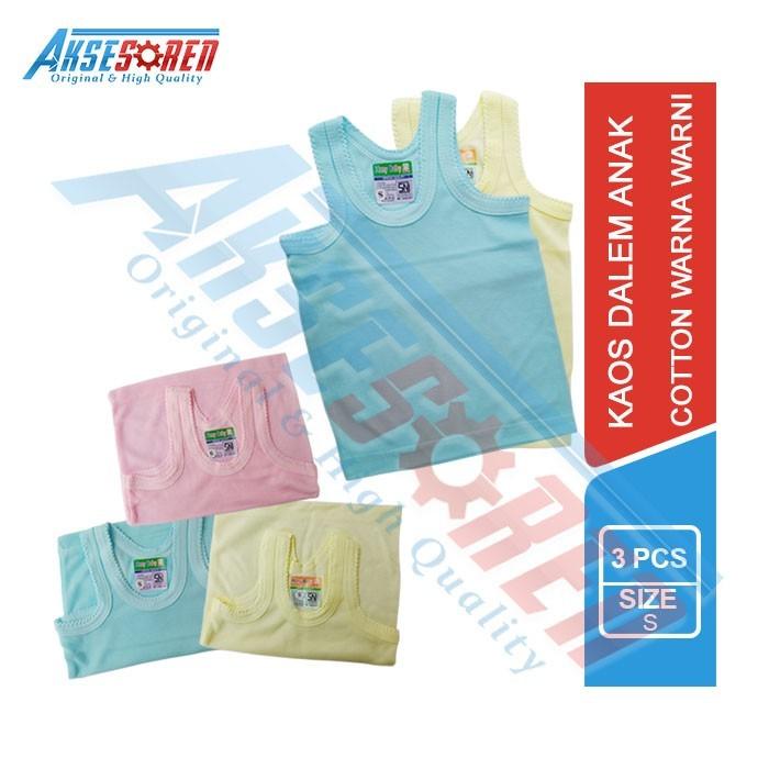 Gambar Kaos Dalam Anak Ukuran S / Singlet Bahan Halus Kaos Dalem Bayi 3 Pcs - Size S dari Aksesoren undefined Tokopedia