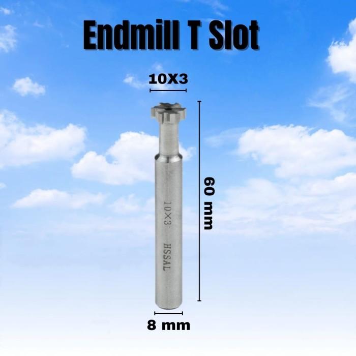 Shetar Jual T Slot Cutter Endmill T Cutter slot T Groove D10-32mm - 10mmx4mm ...