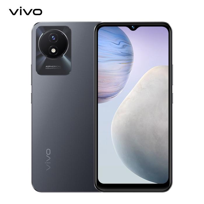 Gambar Vivo Y02 3GB/32GB Dynamic Design,Dual-Mode Camera,5000mAh-Battery - Cosmic Grey dari Laris Store15_NEW undefined Tokopedia