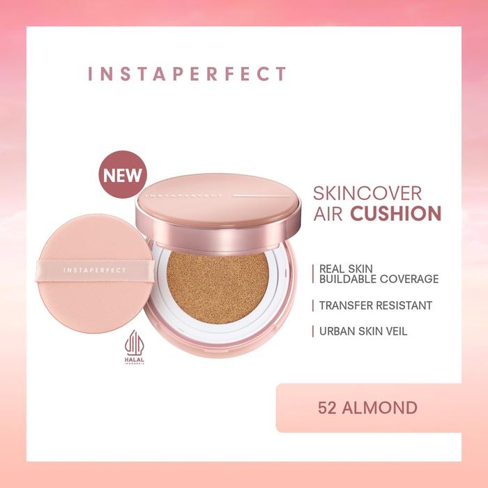 Gambar WARDAH Instaperfect Skincover Air Cushion SPF 50 PA ++++ | Air Cushion - 52 ALMOND dari Cosme Murah undefined Tokopedia